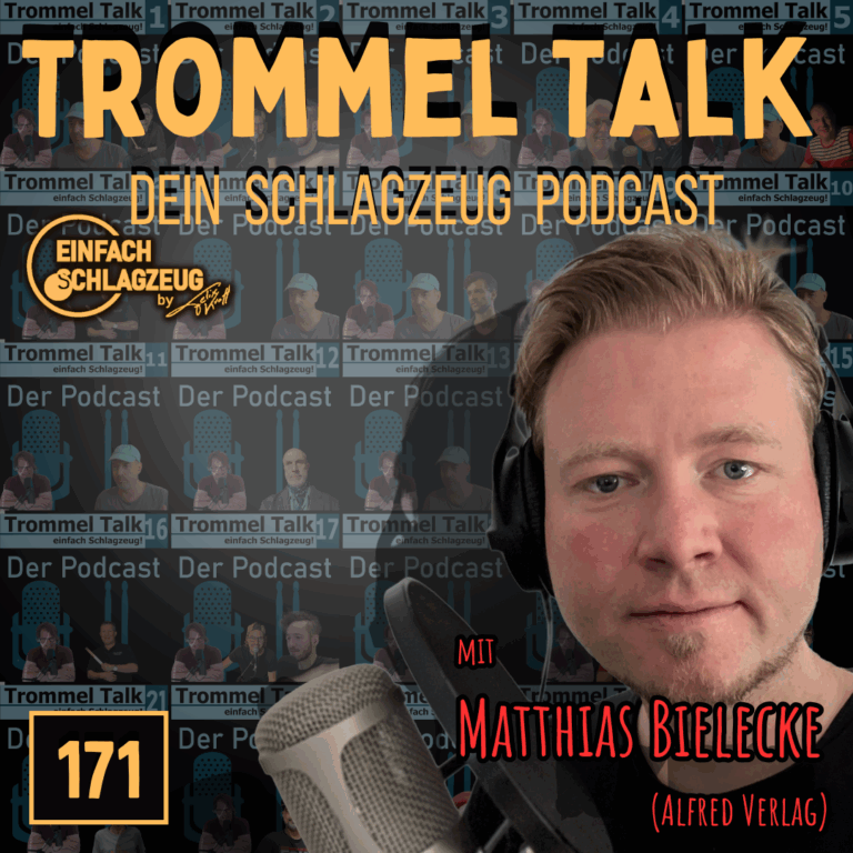 Schlagzeugbuch schreiben – wie geht das? – Trommel Talk Podcast Folge 171 mit Matthias Bielecke vom Alfred Verlag